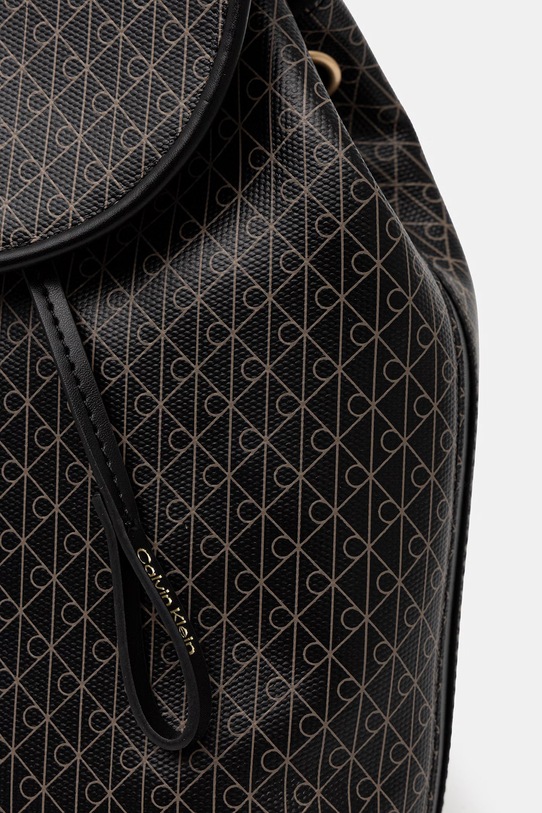 Calvin Klein ruksak dámsky z imitácie kože čierna LV04F3507G