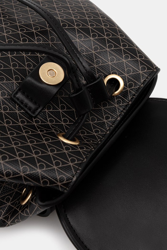 Calvin Klein ruksak dámsky z imitácie kože LV04F3507G čierna