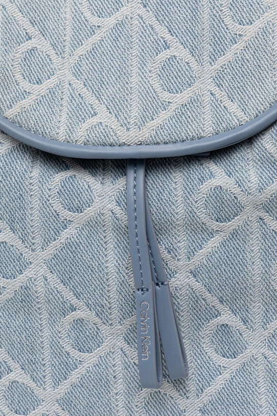 Calvin Klein plecak miejski damski jeansowy niebieski LV04F3508G
