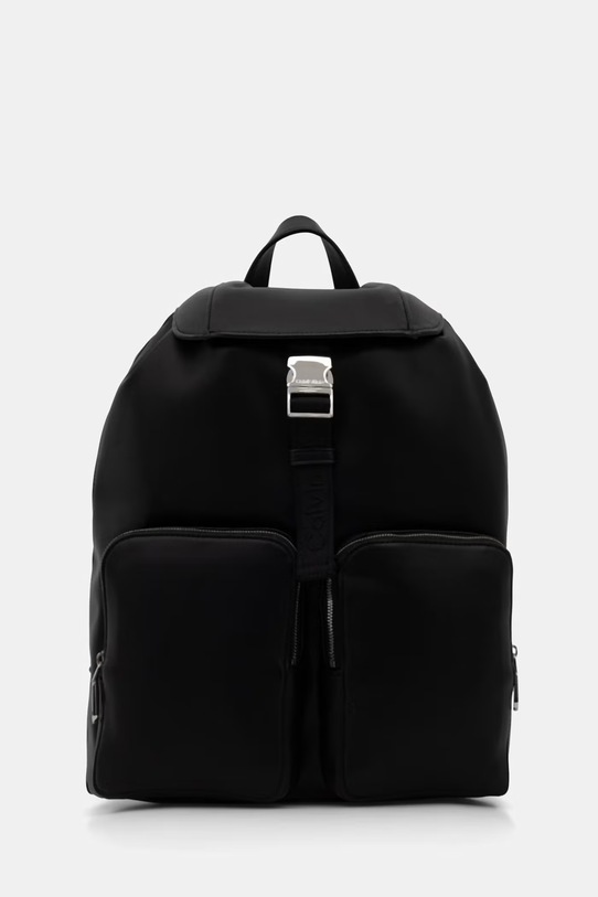 Calvin Klein mestský ruksak dámsky z imitácie kože čierna LV04F3590G