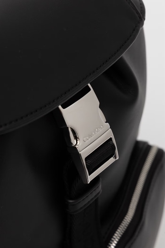 Calvin Klein mestský ruksak dámsky z imitácie kože čierna LV04F3590G