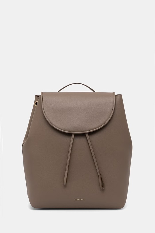 Calvin Klein gradski ruksak za žene od imitacije kože bež LV04F3505G