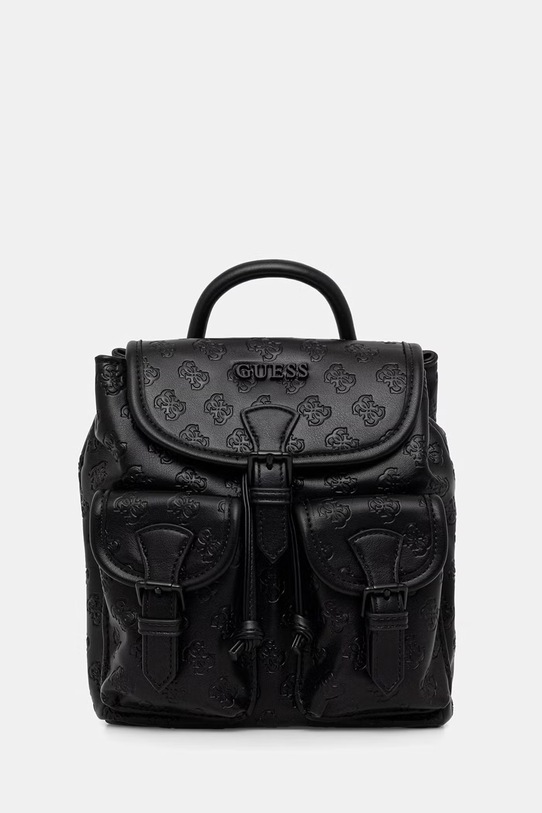 Guess plecak LITZY nie mieści A4 czarny V6GZ05.W2120