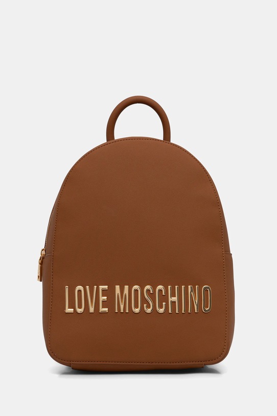 Love Moschino plecak nie mieści A4 brązowy JC4193PP1OKD0200