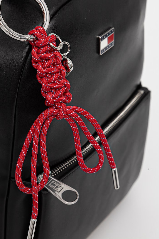 Tommy Jeans rucsac de oraș pentru femei, cu imitație de piele negru AW0AW18579