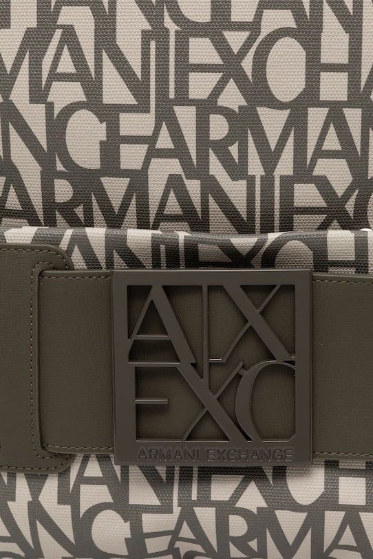 Armani Exchange mestni nahrbtnik ženski iz umetnega usnja zelena 949153.3F742
