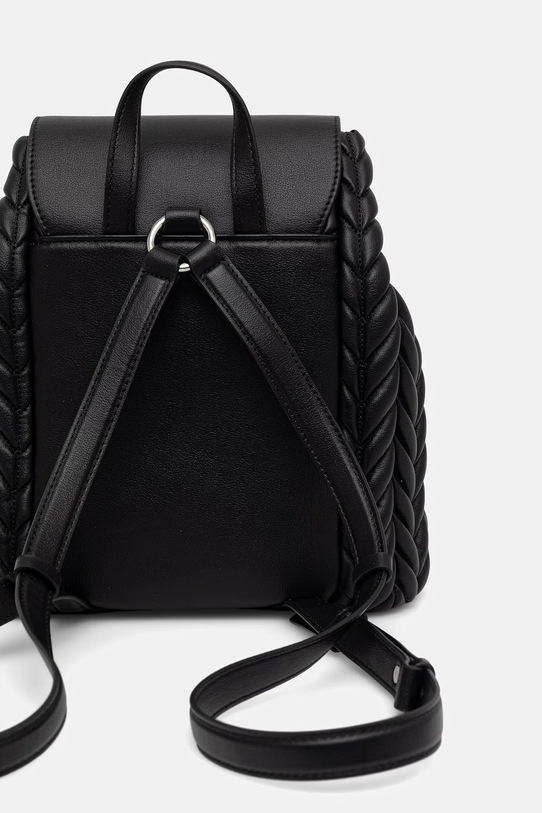 Doplňky Karl Lagerfeld batoh dámský z imitace kůže K/WEAVE B2W30034 černá