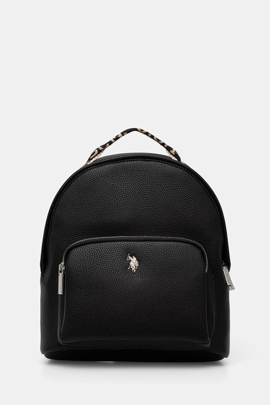 U.S. Polo Assn. plecak miejski damski z imitacji skóry MANSION czarny BEUE59090WVP