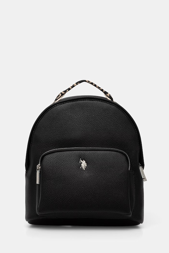 U.S. Polo Assn. plecak miejski damski z imitacji skóry MANSION czarny BEUE59090WVP
