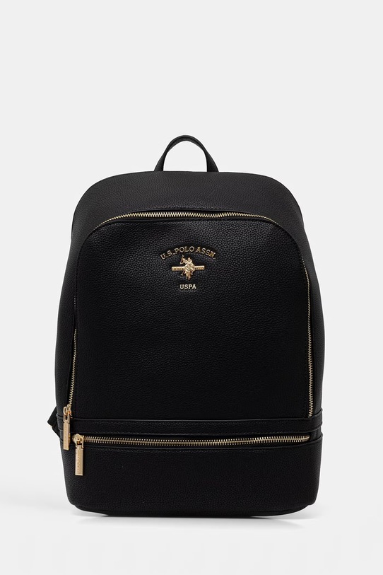U.S. Polo Assn. plecak damski z imitacji skóry STANFORD czarny BEUSS9074WVP