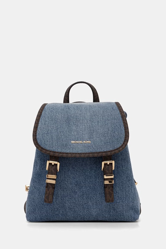 MICHAEL Michael Kors plecak miejski damski jeansowy niebieski 30S6GQNB0C