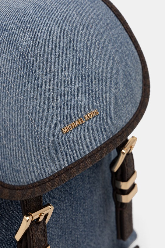 MICHAEL Michael Kors plecak miejski damski jeansowy niebieski 30S6GQNB0C