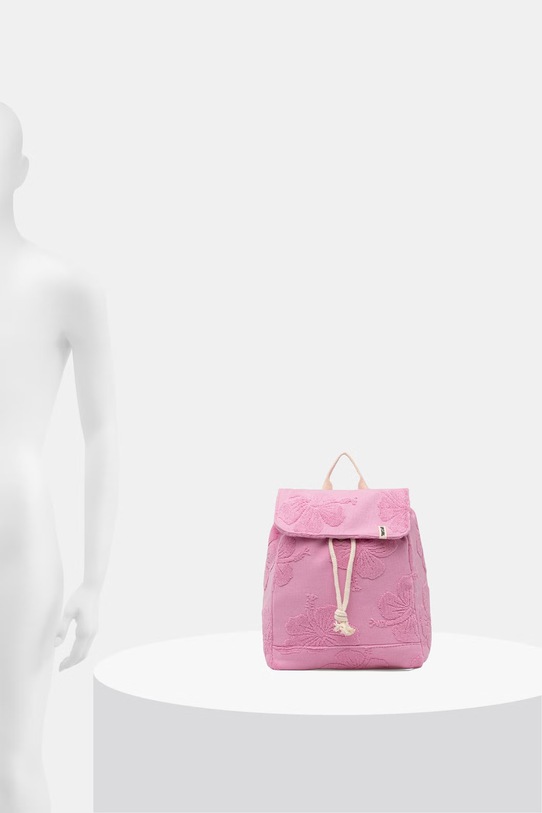 Rip Curl plecak damski bawełniany MIXED TERRY 04VWBA różowy