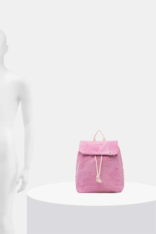 Rip Curl plecak damski bawełniany MIXED TERRY 04VWBA różowy