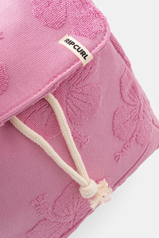 Rip Curl plecak damski bawełniany MIXED TERRY różowy 04VWBA