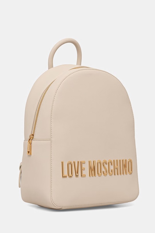 Love Moschino plecak damski z imitacji skóry JC4193PP0OKD0110 beżowy SS26