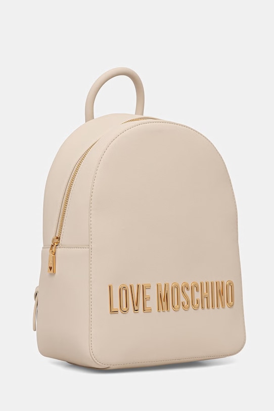 Love Moschino plecak damski z imitacji skóry JC4193PP0OKD0110 beżowy SS26