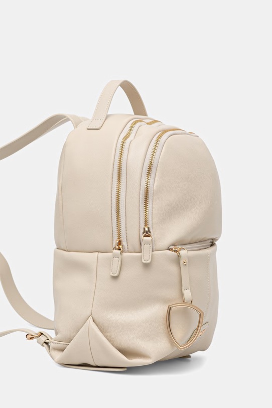 Blauer plecak damski z imitacji skóry VOLD01 beżowy SS26