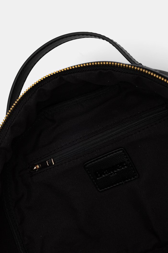 Blauer plecak damski z imitacji skóry VOLD01 czarny