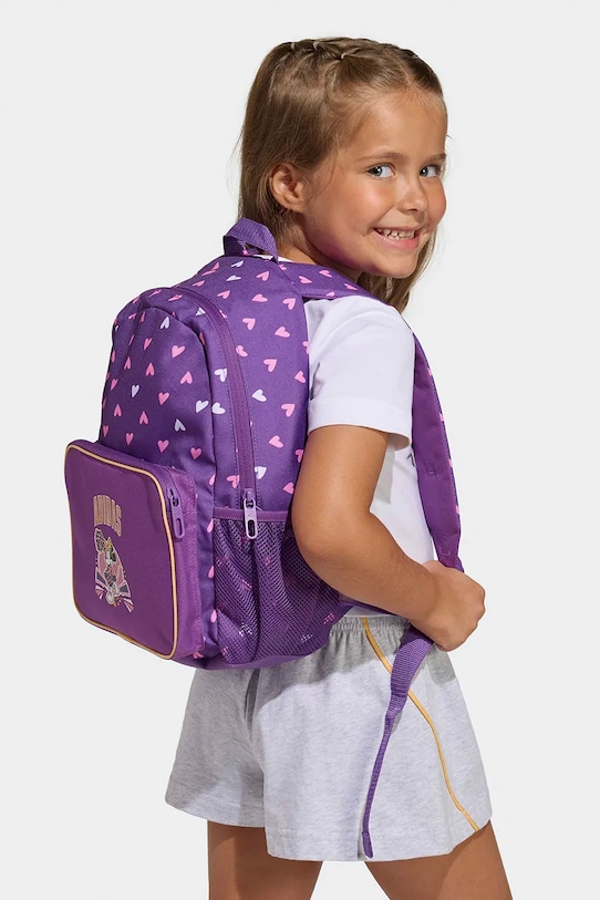 Dječji ruksak adidas Performance DISNEY odgovara formatu A4 ljubičasta KA9887