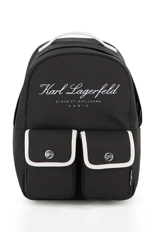 Detský ruksak Karl Lagerfeld textilný čierna Z31216