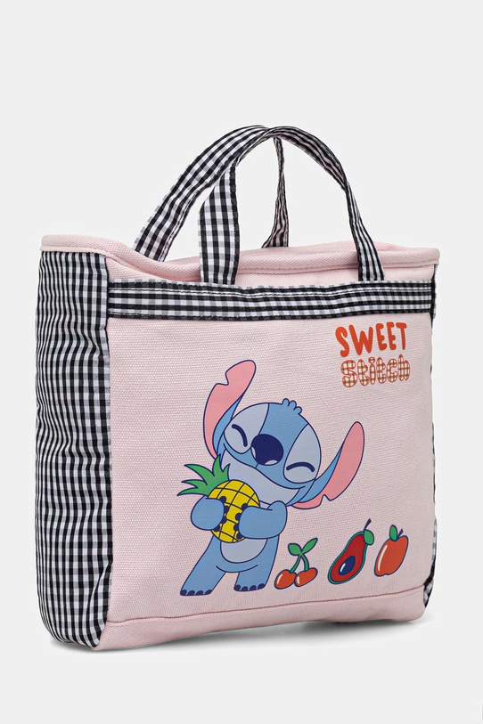 United Colors of Benetton plecak dziecięcy bawełniany 6UJYRY00A.P.Stagionale różowy SS26