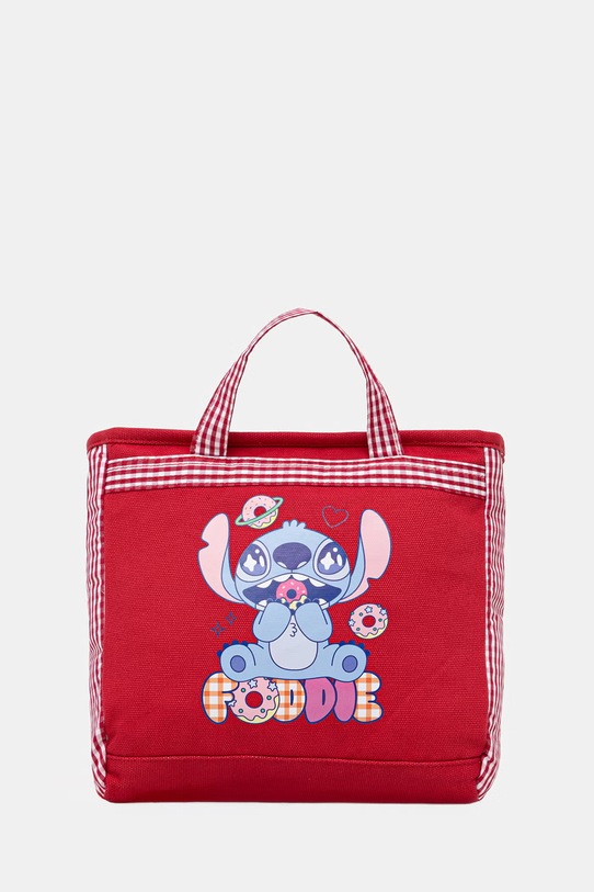 United Colors of Benetton plecak dziecięcy bawełniany czerwony 6UJYRY00A.P.Stagionale