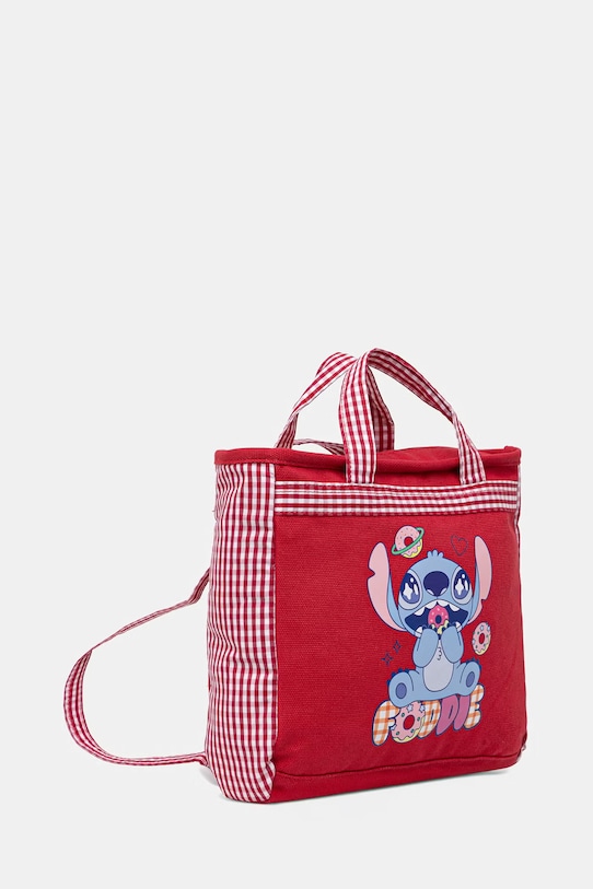 United Colors of Benetton plecak dziecięcy bawełniany 6UJYRY00A.P.Stagionale czerwony SS26