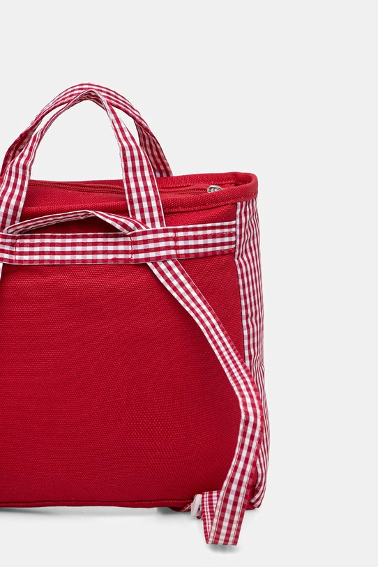 Dziewczynka United Colors of Benetton plecak dziecięcy bawełniany 6UJYRY00A.P.Stagionale czerwony