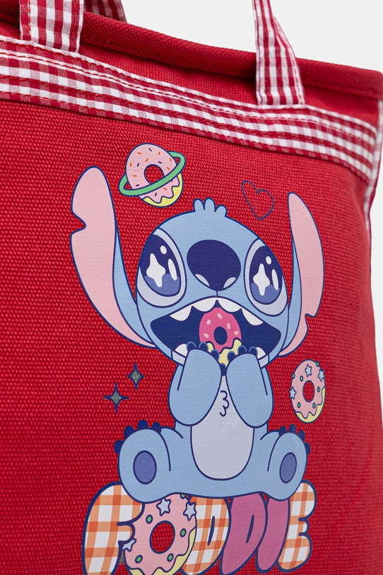 United Colors of Benetton plecak dziecięcy bawełniany czerwony 6UJYRY00A.P.Stagionale