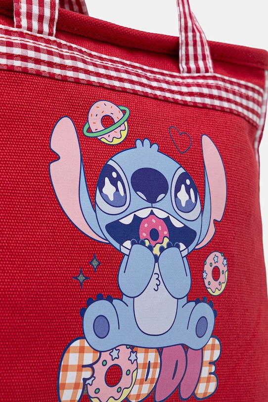 United Colors of Benetton plecak dziecięcy bawełniany czerwony 6UJYRY00A.P.Stagionale