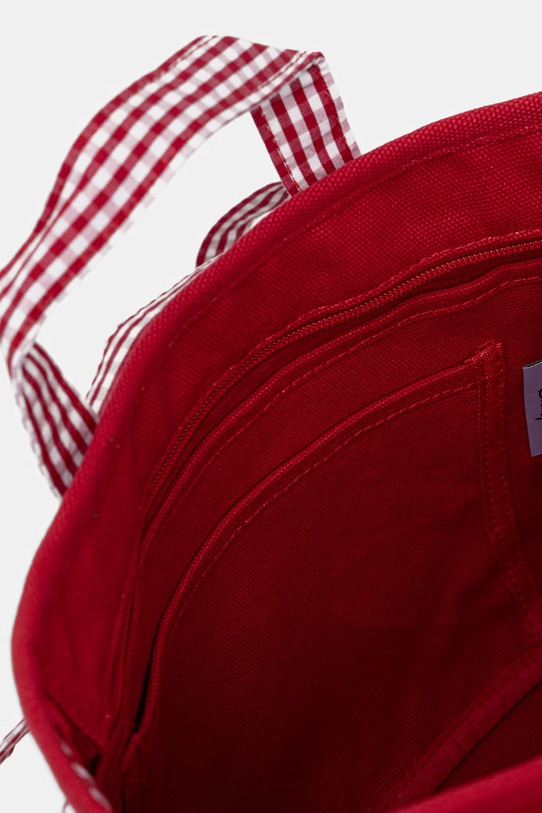 United Colors of Benetton plecak dziecięcy bawełniany 6UJYRY00A.P.Stagionale czerwony