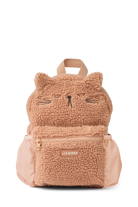 Liewood zaino bambino/a Andreas Pile Cat Backpack stampa all-over arancione LW20796