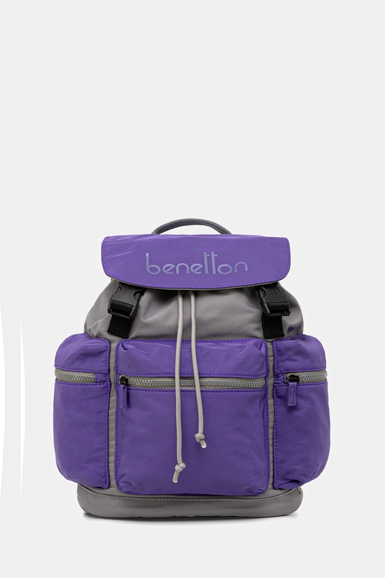 United Colors of Benetton plecak dziecięcy wzorzyste fioletowy 67ORRY00B.G.Seasonal