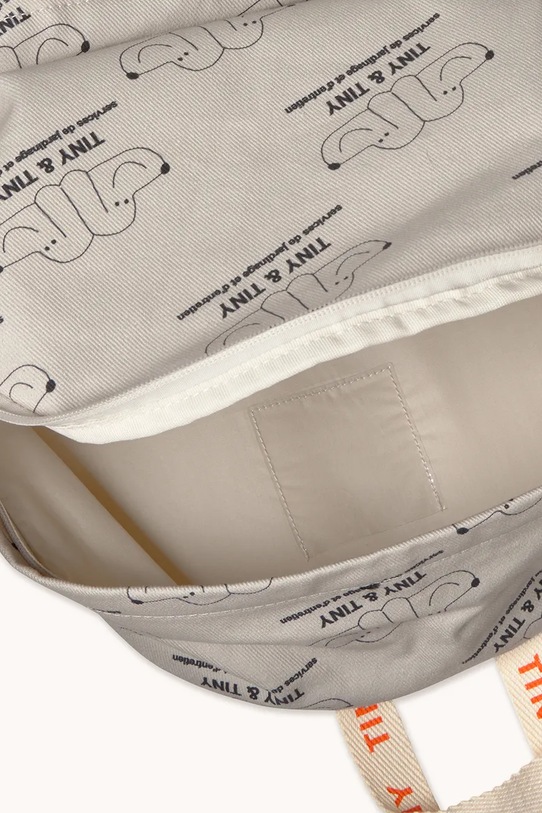Chłopiec Tinycottons plecak dziecięcy TINY & TINY BACKPACK SS26.497 beżowy