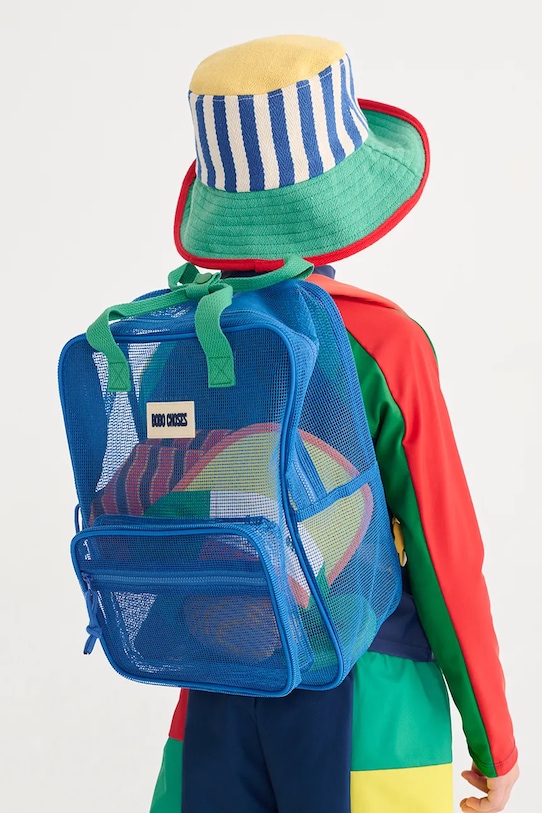 Дитячий рюкзак Bobo Choses гладкий блакитний 126AI032