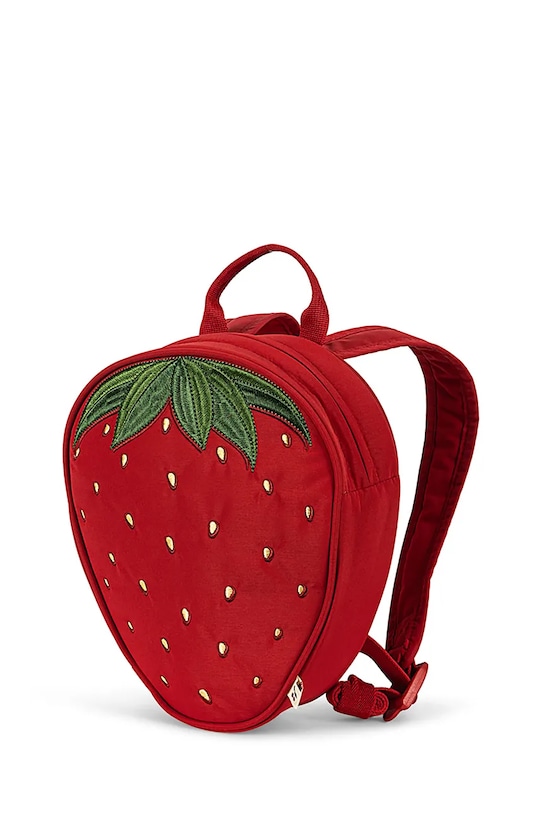 Chłopiec Konges Sløjd plecak dziecięcy STRAWBERRY MINI BACKPACK KS104440.PPY2 czerwony