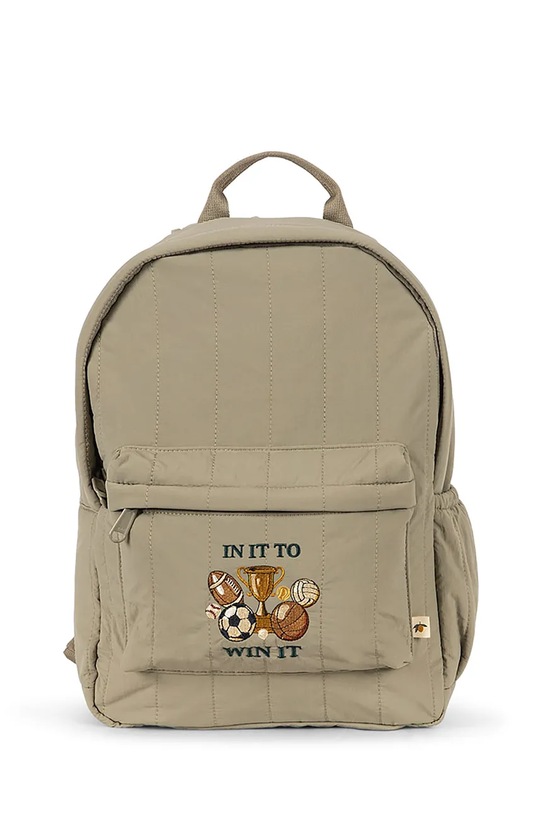 Konges Sløjd plecak dziecięcy JUNO BACKPACK tekstylny zielony KS104885.PPY2