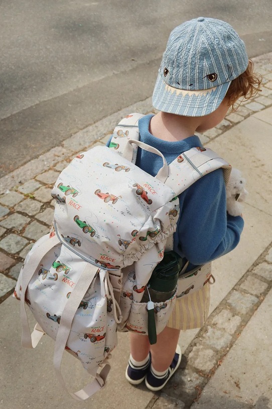 Konges Sløjd zaino per bambini CLOVER SCHOOLBAG beige KS104737.PPY2