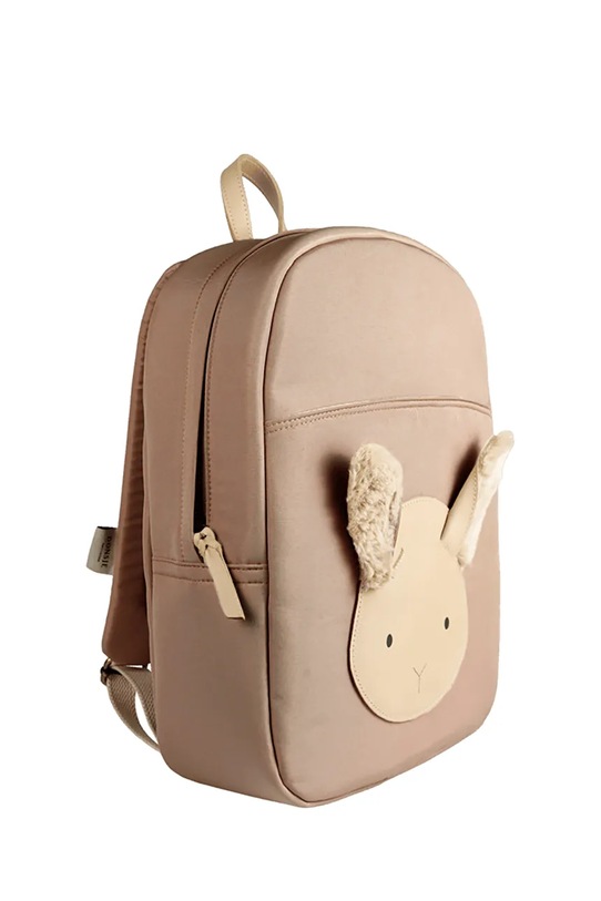 Chłopiec Donsje plecak dziecięcy Pibbe Schoolbag Fluffy Bunny 5521803 beżowy