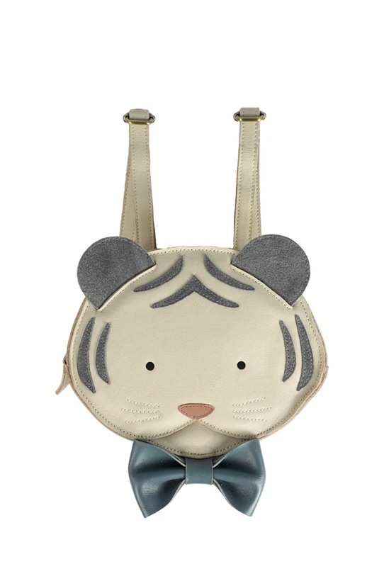 Donsje plecak dziecięcy skórzany Tendo Backpack Festive White Tiger 5519404 beżowy SS26