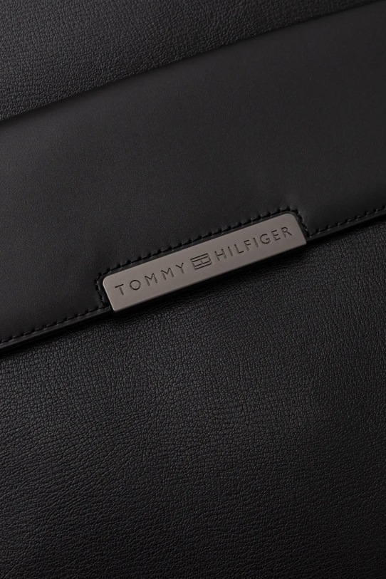 Tommy Hilfiger plecak skórzany czarny AM0AM13981