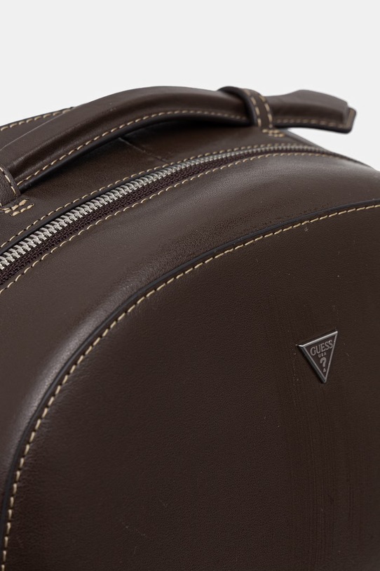 Guess plecak skórzany FIRENZE brązowy HMFITC.P5105