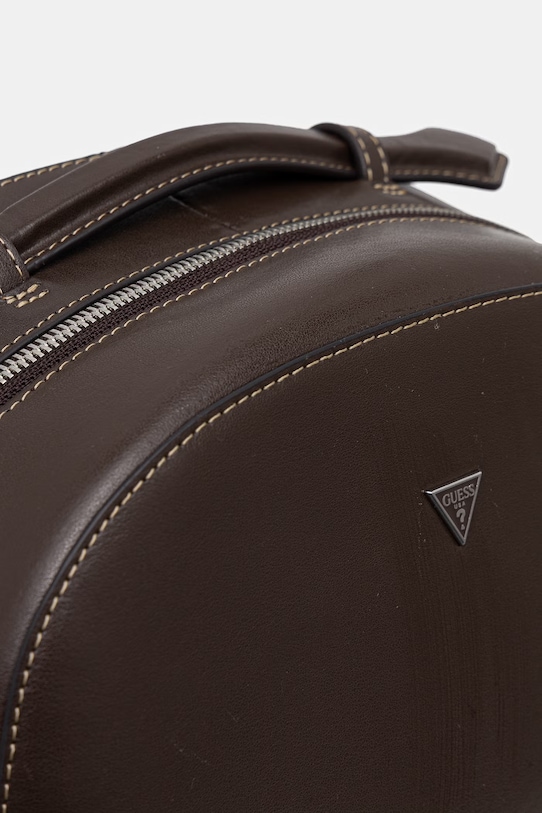 Guess plecak skórzany FIRENZE brązowy HMFITC.P5105