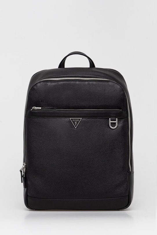 Guess plecak skórzany MONACO skóra licowa czarny HMMOGR.P6145