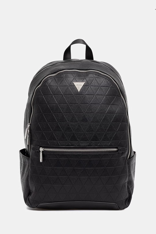 Σακίδιο πλάτης Guess TORINO απομίμηση λείου δέρματος μαύρο HMTOTE.P6111