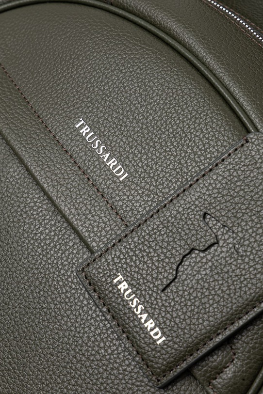 Trussardi plecak skórzany zielony Z698E006311N