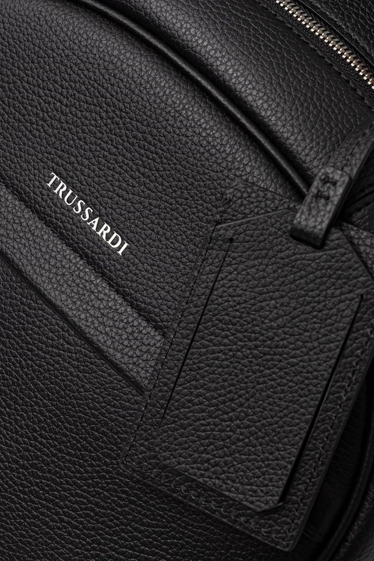 Trussardi plecak skórzany czarny Z698E006311N