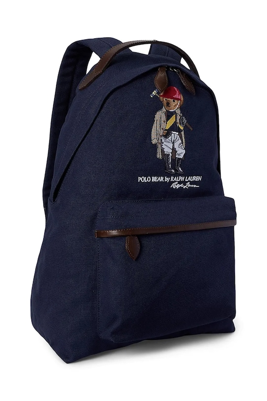 Akcesoria Polo Ralph Lauren plecak miejski męski bawełniany 405P08097 granatowy