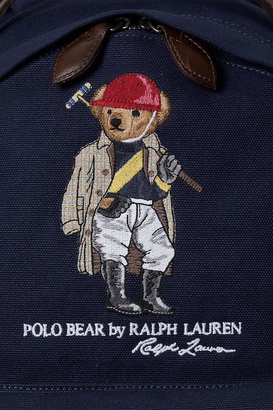 Polo Ralph Lauren plecak miejski męski bawełniany 405P08097 granatowy